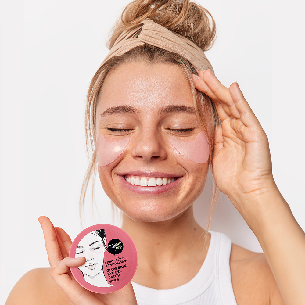 GLOW SKIN EYE GEL PATCH BERRY ICED TEA & ANTIOXIDANT - Image 2