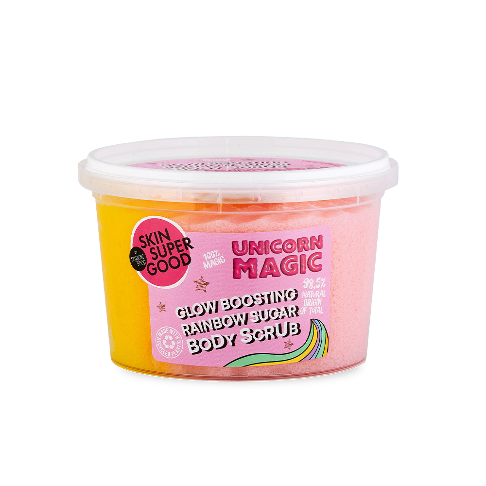 GLOW BOOSTING RAINBOW SUGAR BODY SCRUB UNICORN MAGIC