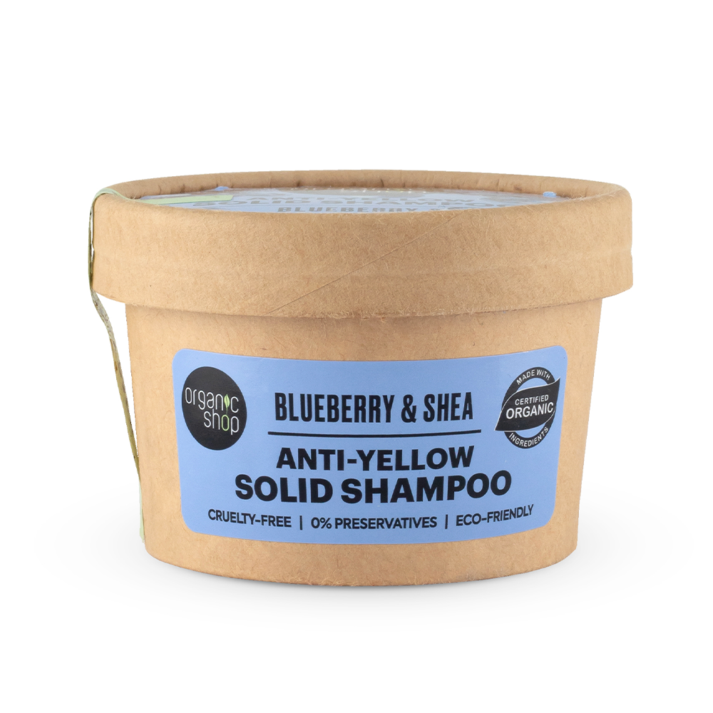 ANTI-YELLOW SOLID SHAMPOO BLUEBERRY & SHEA - Image 2