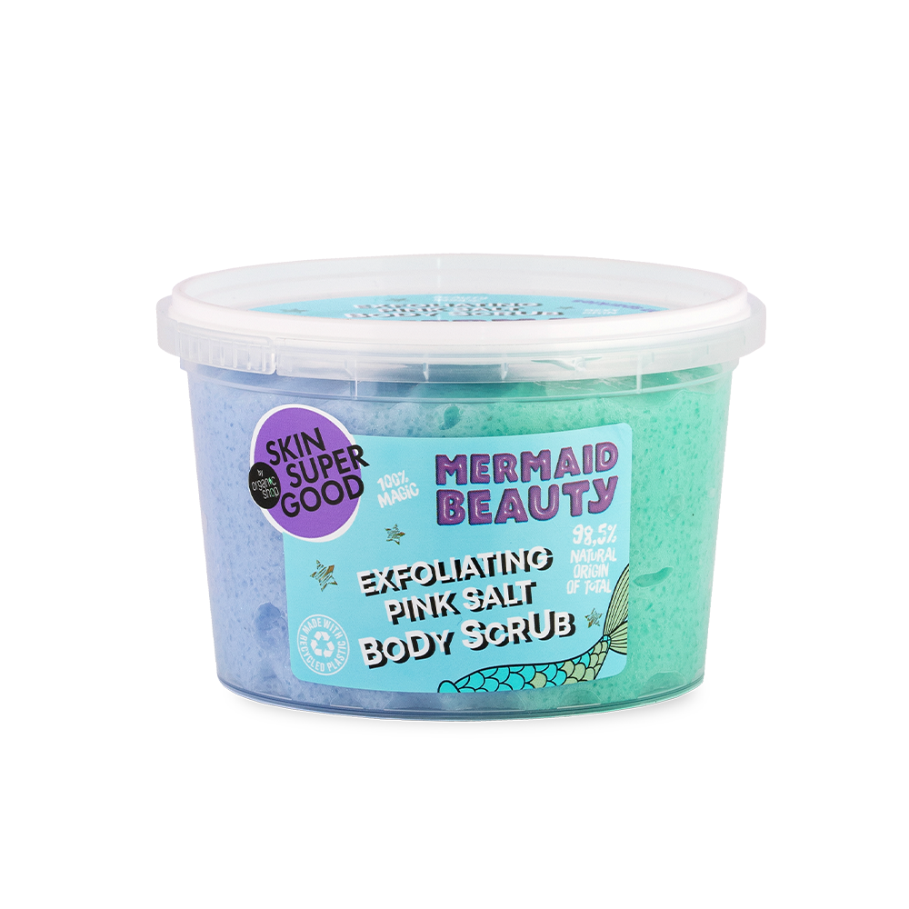 EXFOLIATING PINK SALT BODY SCRUB MERMAID BEAUTY