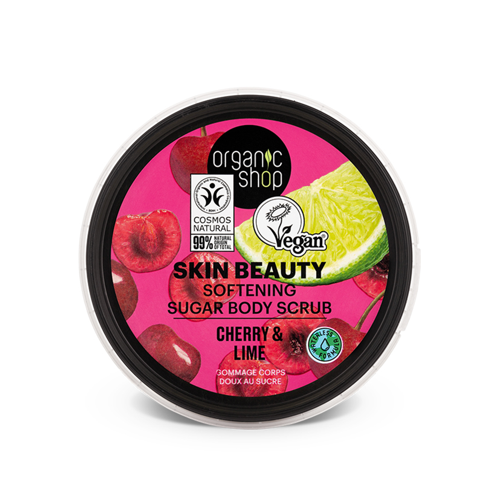 CHERRY & LIME SUGAR BODY SCRUB SOFTENING - Image 2