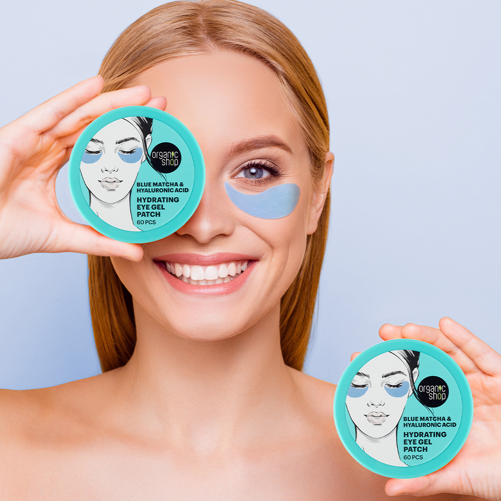 HYDRATING EYE GEL PATCH BLUE MATCHA & HYALURONIC ACID - Image 2