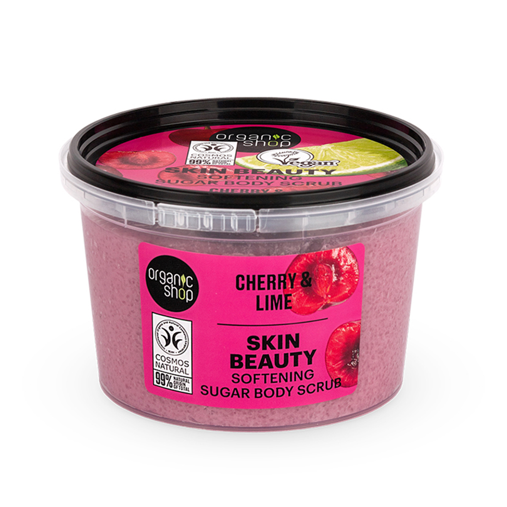 CHERRY & LIME SUGAR BODY SCRUB SOFTENING