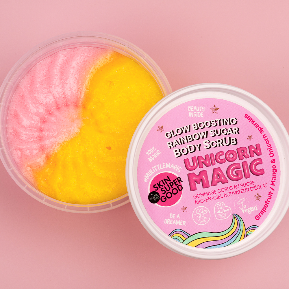 GLOW BOOSTING RAINBOW SUGAR BODY SCRUB UNICORN MAGIC - Image 3
